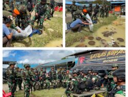 Pangkoopsud III Wujudkan Ketahanan Pangan di Pos Kopasgat distrik Oksibil Provinsi Papua Pegunungan