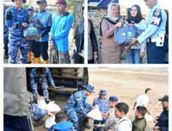 TNI Prima Peduli, Lanud Husein Sastranegara Distribusikan Ratusan Paket Sembako
