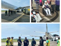 TNI Bergerak Cepat Tanggapi Ancaman Bom Kedua Kalinya Pada Pesawat Pembawa Jemaah Haji, Seluruh Penumpang Selamat dan Aman