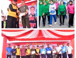 Sinergitas TNI-Polri, Korem 132/Tdl Olahraga Bersama Polda Sulteng Meriahkan Hari Bhayangkara ke-79
