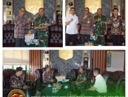 Perkuat Sinergi Ekonomi dan Pertahanan, Pangdam XIII/Merdeka Terima Kunjungan Kepala BI Sulut