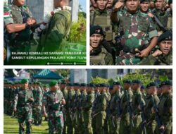 Rajawali Kembali ke Sarang! Pangdam XIII/Merdeka Sambut Kepulangan Prajurit Yonif 712/Wiratama