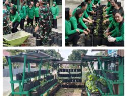 Jaga Selalu Ketahanan Pangan, Danramil 02/Pampus  Menggelar Aksi Penanaman bibit Holtikultura Disemaikan