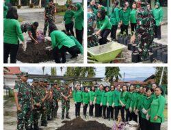 Aksi Nyata Dukung Ketahanan Pangan, Danramil 02/Pampus Giat Sosialisasi Penanaman Bibit Holtikultura