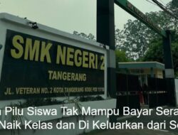 Tak Mampu Bayar Cicilan Seragam Sekolah, Rafael Putra Tanjung di Keluarkan Dari SMKN 2 Kota Tangerang