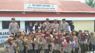 KUNJUNGAN PAUD TERPADU  TAMAN CERIA KE POLSEK NURUSSALAM