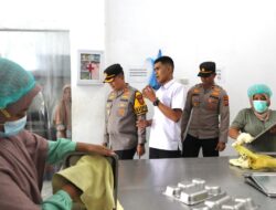 Kapolres Pidie Jaya Tinjau Dapur MBG di Dua Kecamatan, Tegaskan Komitmen Terhadap Gizi Anak dan Balita