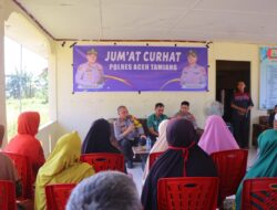 Polres Aceh Tamiang Gelar Jum’at Curhat Dengarkan Keluhan dan Masukan Dari Masyarakat