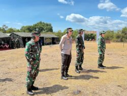 Kapolres Pidie Ikut Ambil Bagian dalam Latihan Tembak Meriam Bersama Yon Armed 17/ RC