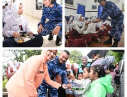 Makan Bergizi Gratis Warnai MPLS Sekolah Angkasa, Wujud Komitmen TNI AU AMPUH