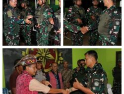 Dansatgas Letkol Arh Andy Qomarudin Terima Kunjungan Pangkogabwilhan I di Pos Kotis Gabma Entikong