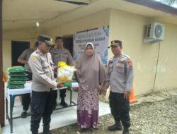 POLSEK NURUSSALAM GELAR PASAR MURAH, JUAL BERAS DENGAN HARGA TERJANGKAU BAGI MASYARAKAT