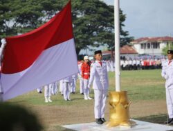 Semarak HUT RI ke-80, Kapolres Pidie Jaya Bersama Forkopimda Ikuti Upacara di Meureudu