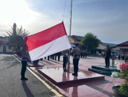Polres Pidie Gelar Upacara HUT Kemerdekaan Republik Indonesia Ke – 80