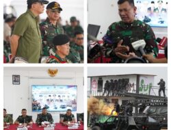 Panglima TNI dan Menhan RI Tinjau  Geladi Bersih Upacara Gelar Pasukan Operasional dan Kehormatan Militer