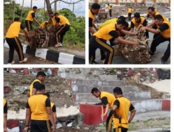Personel Polres Donggala Olahraga Pagi, Lanjutkan dengan Kurvey.