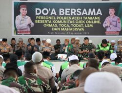 Polres Aceh Tamiang Gelar Dzikir dan Doa Bersama Untuk Almarhum Affan Kurniawan dan Keamanan Negara