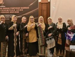 Hadiri Pelantikan Pengurus FKPA,Istri Wakil Bupati Aceh Tamiang Tegaskan Dukungan Penuh Pemajuan Peran Perempuan Dalam Seni, Budaya dan Ekraf