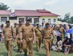 Bupati Aceh Tamiang Irjen Pol. (P) Drs. Armia Pahmi, M.H Hadiri Peringatan HUT RI ke – 80 di Kampung Sapta Jaya
