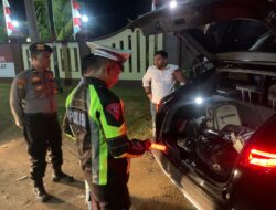 Polres Pidie Jaya Gelar Razia dan Patroli KRYD, Antisipasi Gangguan Kamtibmas di Wilayah Hukum