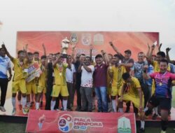 Wakil Bupati Aceh Tamiang Tutup Turnamen Piala Menpora Regional Aceh : ” Tamiang United Juara “