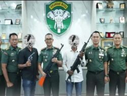 Warga Aceh Serahkan Senjata Api  Bekas Masa Konplik Secara Suka Rela Kepada Kodam Iskandar Muda