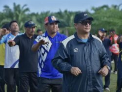 Senam Sehat Massal di Stadion Aceh Tamiang Bentuk ASN dan Lingkungan Kerja yang Sehat