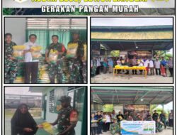 Sukseskan Program Gerakan Pangan Murah, Koramil 1308 –05/Balantak Penjualan Beras SPHP