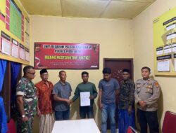 Polsek Pante Raja Polres Pidie Jaya Sukses Tangani Dua Kasus Lewat Problem Solving Adat Gampong