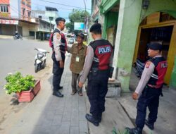 Cegah Guantibmas, Personel Polsek Kuala Simpang Tingkatkan Patroli Dialogis