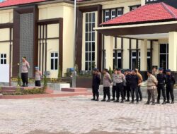 Antisipasi Situasi Kontinjensi, Polres Pidie Jaya Gelar Pelatihan Sispam Mako Dipandu Satbrimob Polda Aceh