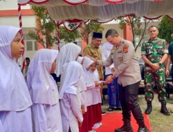 Kapolres Pidie Jaya Dampingi Bupati Buka MPLS dan Sekolah Rakyat Terintegrasi 26 di Trienggadeng