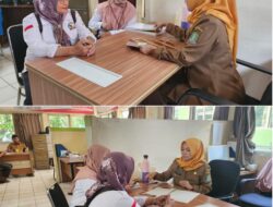 Kasie Kesos kelurahan Jatiwaringin Melakukan Koordinasi Dengan TKSK Kecamatan Pondok Gede Perihal Pembagian kartu PKH.