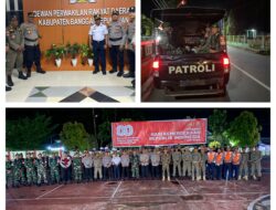 Patroli Gabungan TNI Polri, Satpol PP Dan Dishub Digelar Untuk Menjaga Kamtibmas di Wilayah Hukum Kabupaten Bangkep