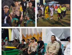 Danramil 03/Batui Hadiri Pembukaan Open Turnamen Minisoccer Cup ll Montindok Cup ll Tahun 2025 Desa Nonong