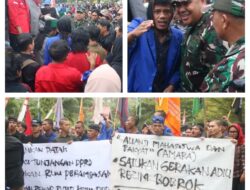 Hadir di Tengah Pendemo, Dandim 1308/LB Rangkul Mahasiswa dengan Pendekatan Humanis