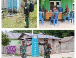 Babinsa Koramil 07/Pagimana Mendampingi Tim Dari Direktorat Fotografer TNI AD