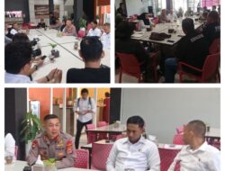 Bangun Silahturahmi dan Kolaborasi, Kapolres Sigi Coffe Morning Bersama Insan Pers