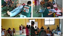 ” Setetes Darah Sejuta Harapan”, Babinsa Ajak Masyarakat Berdonor darah