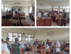 Makan Bergizi Gratis, Babinsa 03/Batui Dampingi Pendistribusian Makan Bergizi ke Sekolah