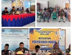 Danramil 07/Pagimana Berikan Sosialisasi Penyuluhan Hukum Masyarakat Desa