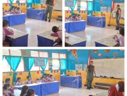 Babinsa Ajarkan Matematika Dasar Metode Gasing Kepada Siswa SD Negeri