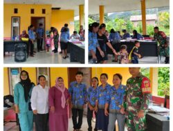 Pendampingan Posyandu, Wujud Kepedulian Babinsa Koramil 05/Balantak Terhadap Kualitas Kesehatan Masyarakat