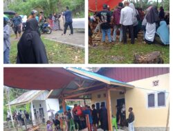 Wujud Kepedulian Babinsa Koramil 07/Pagimana Ke Rumah Duka Warga yang Meninggal Dunia