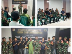 Danramil 03/Batui Bersama Komponen Pendukung Ajak Warga Perkuat Siskamling