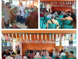 Monitor Launching Perdana Kegiatan Makan Gratis,Babinsa 03/Batui Ikut Bagikan MBG di Sekolah