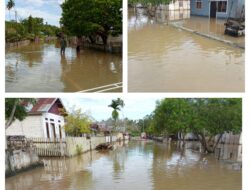 Kepedulian TNI terhadap Bencana,  Babinsa Bantu Korban Banjir Luapan Air Hujan