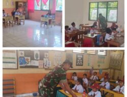 Sukseskan Pendampingan Babinsa Koramil Untuk Program Makan Bergizi Gratis Secara Rutin