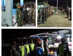 Patroli Siskamling Gabungan Bersama Pemdes Dan Masyarakat untuk Penguatan Binter