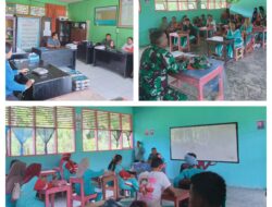 Sosialisasi Rekrutmen TNI AD Di Sekolah, Babinsa Liang : Rekrutmen TNI AD Gratis Dan Transparan